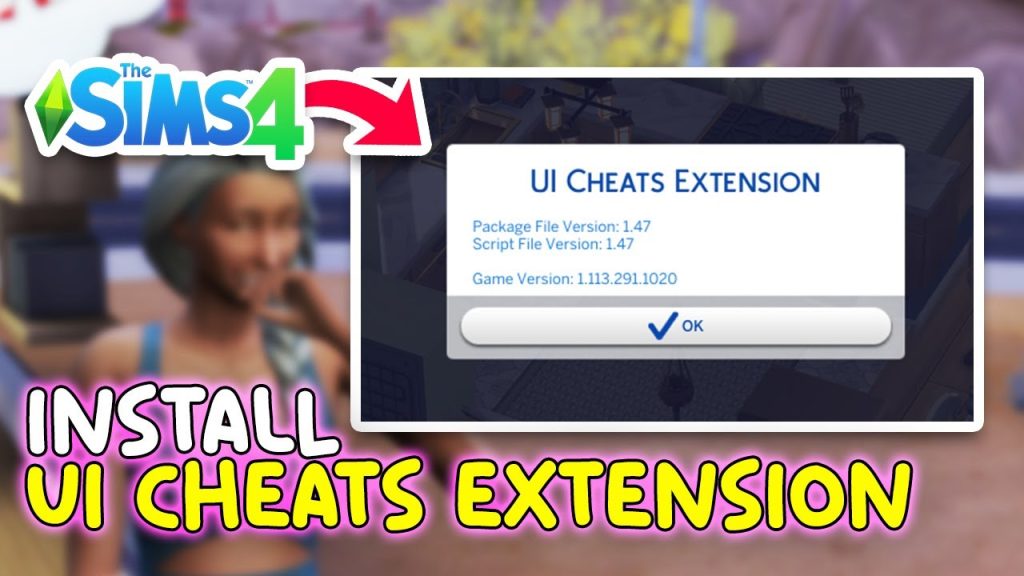 bien installer le ui cheats sims 4​ mode